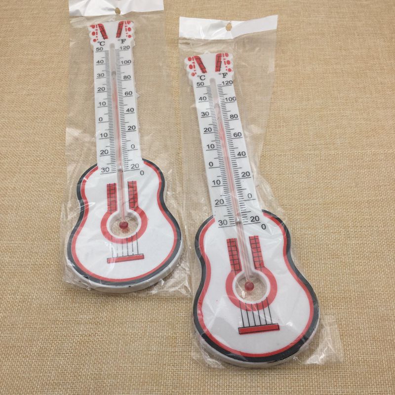 Factory direct sales of small guitar thermometers, 2-yuan store, bulk wholesale and retail