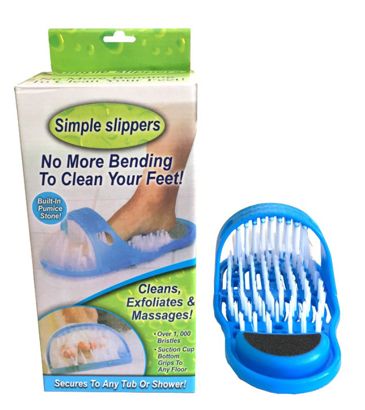 easy feet 去死皮拖鞋浴室拖鞋 浴室洗脚按摩拖鞋 搓脚吸盘拖