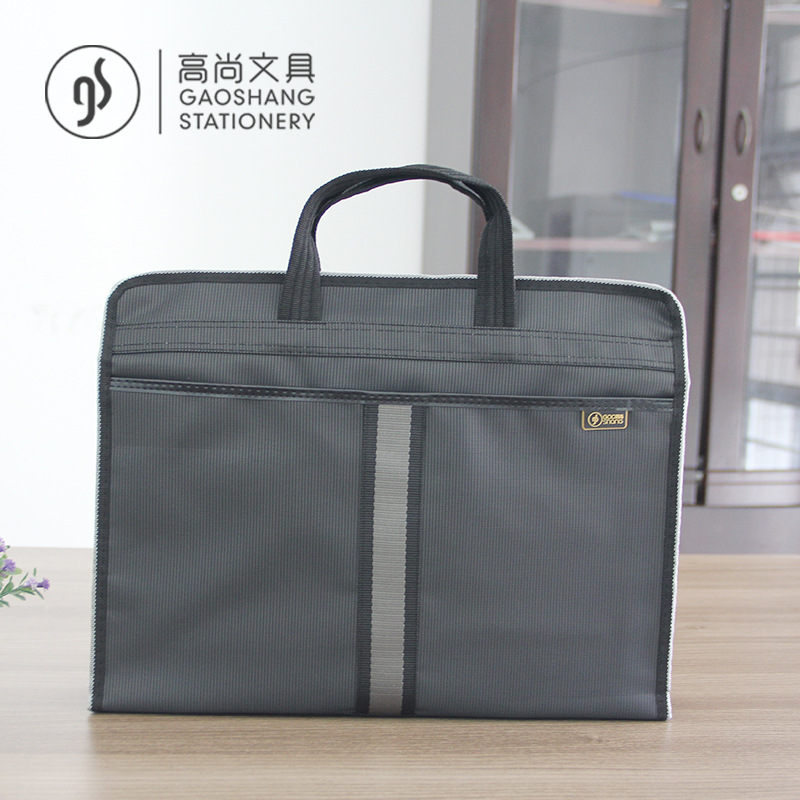 High-end waterproof Oxford fabric horizontal handbag Business Bag 9047