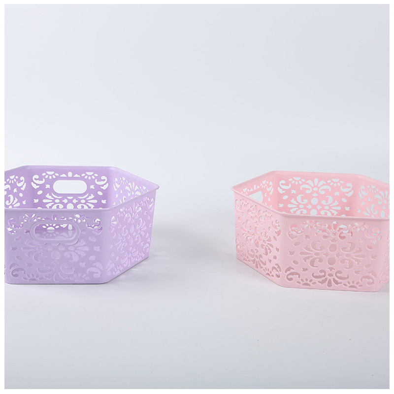 Low-priced drawer plastic storage box, hollowed-out desktop, underwear storage box, home covered bra and underwear storage box details Picture