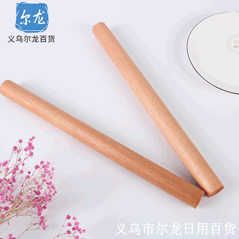 厂家直销 实木擀面杖面棍木质压面 擀面杖擀面棒 饺子皮烘焙工具