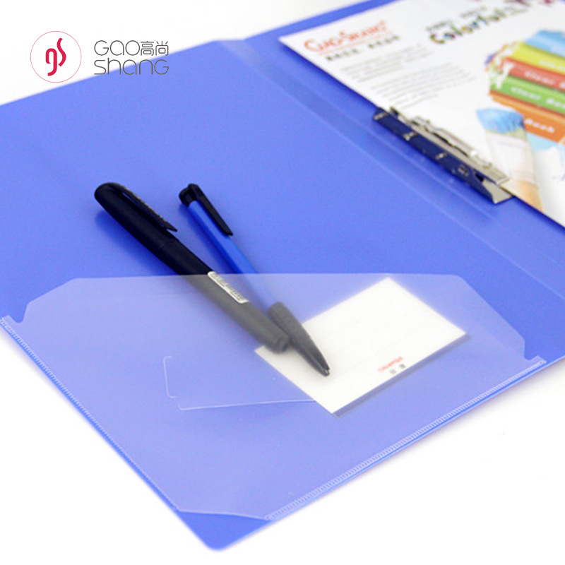 Water Ripple A4 Single Strong Double Strong Folder Test Paper Folder Data Folder Test Paper Folder Ticket Folder Gao Shang 901 Specification image