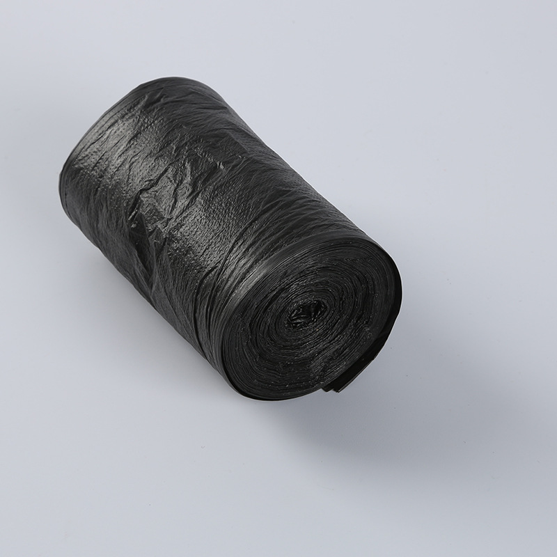 两元店黑色全新料中号点断式垃圾袋卷装清洁袋厨卫办公塑料袋批发细节图