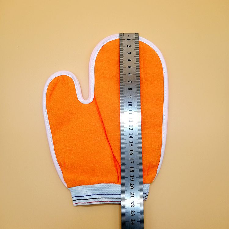 手指搓澡巾 加厚沐浴擦背手套 搓泥搓澡巾洗澡巾 两元店热卖货源产品图