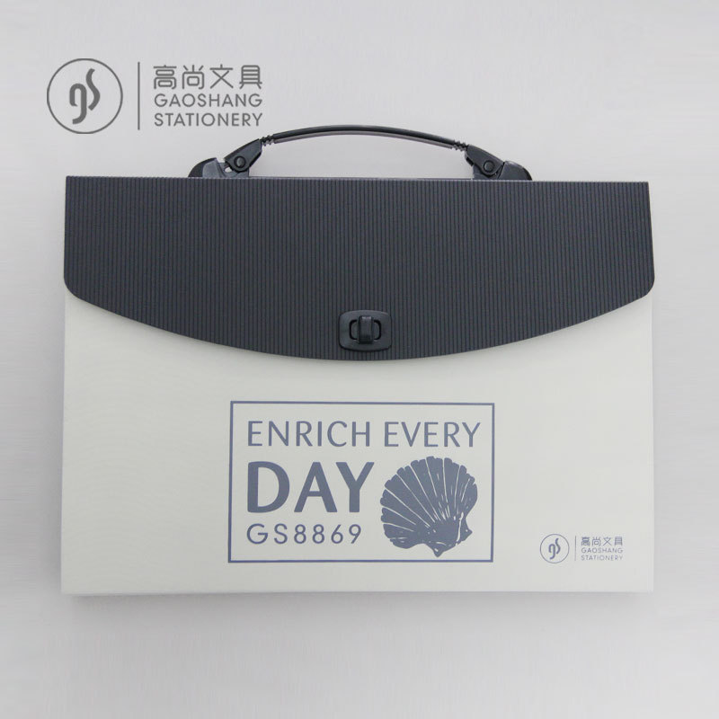 The folder organ bag can store large-capacity files, materials, and test papers Specification image