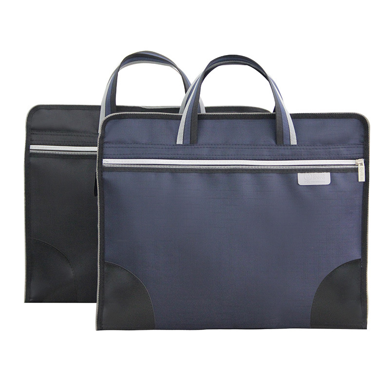 Simple and fashionable hand-held three-dimensional bag, office supplies hand-held bag, document storage hand-held bag, noble 9039