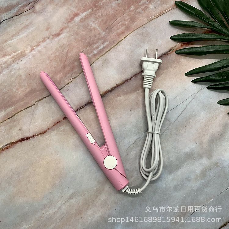 韩版新款二合一迷你卷发棒直卷两用夹板塑料盒包装厂家直销卷发器细节图
