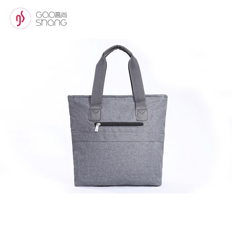 Canvas business bag, business bag, handbag, large-capacity tote bag, computer bag, single-shoulder bag, high-end 9907 details Picture