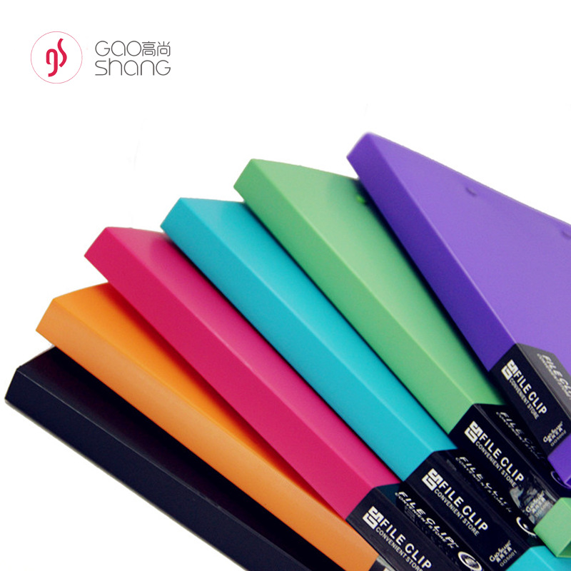 Folder: A4 test paper folder, large-capacity file folder, solid-color loose-leaf binder, Noble 5001 details Picture