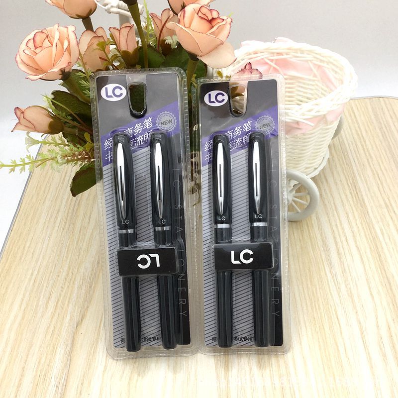 Two sets of black gel pens, high-quality business pens, signature pens, and smooth writing pens are on sale at the store for 2 yuan