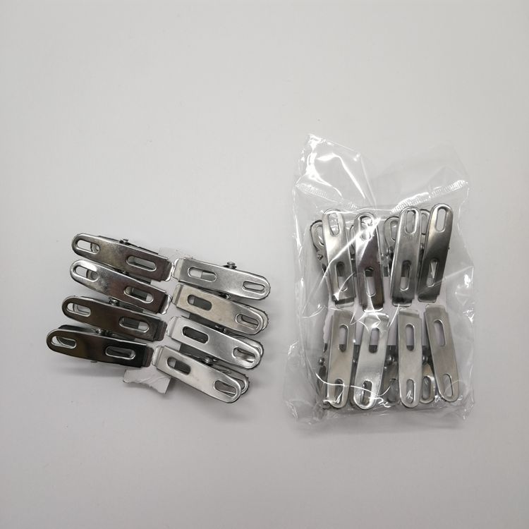 多功能防滑防风 不锈钢8个装被夹 超强力被夹小夹子 两元店货源产品图