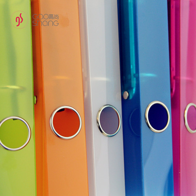 Semi-transparent perforated folder, 2-hole D-type folder, file folder, test paper folder, 460/2D, high-end GG450/2D Specification image