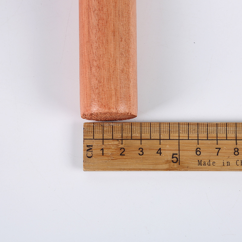 厂家直销 实木擀面杖面棍木质压面 擀面杖擀面棒 饺子皮烘焙工具细节图