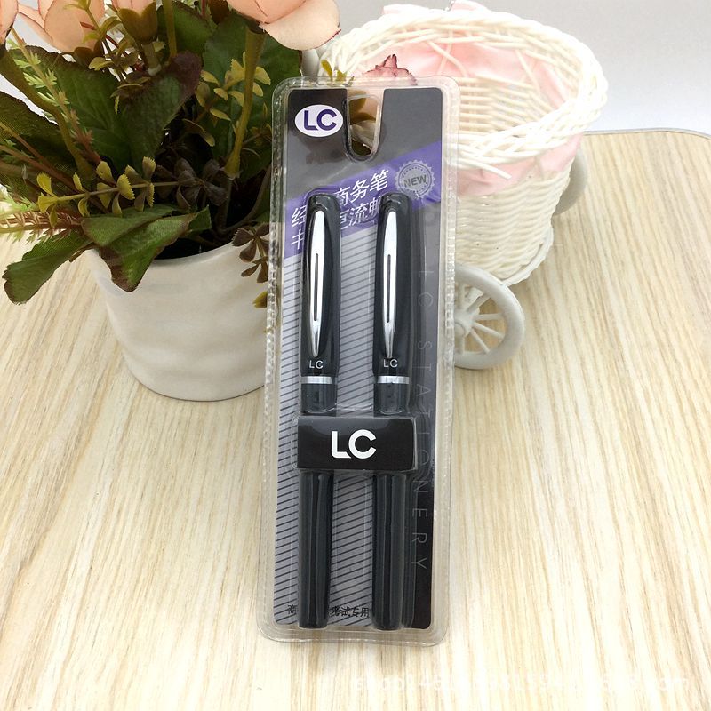 Two sets of black gel pens, high-quality business pens, signature pens, and smooth writing pens are on sale at the store for 2 yuan details Picture