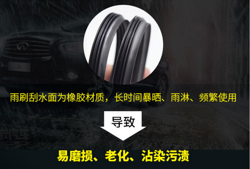 Car wiper repair tool, wiper cleaning brush, wiper rubber strip repair tool, universal car wiper grinding tool Specification image