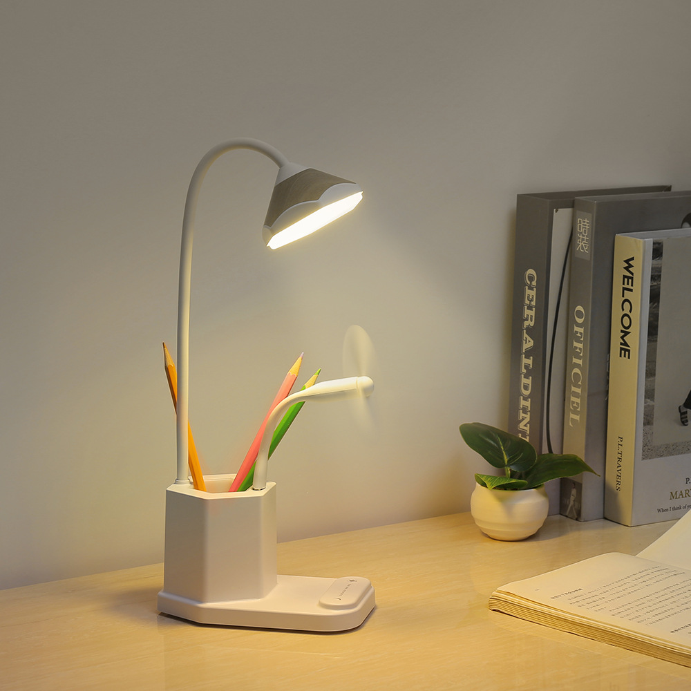 Creative multi-functional USB charging dual-touch student desktop lamp, LED soft light night light, ambient light manufacturer