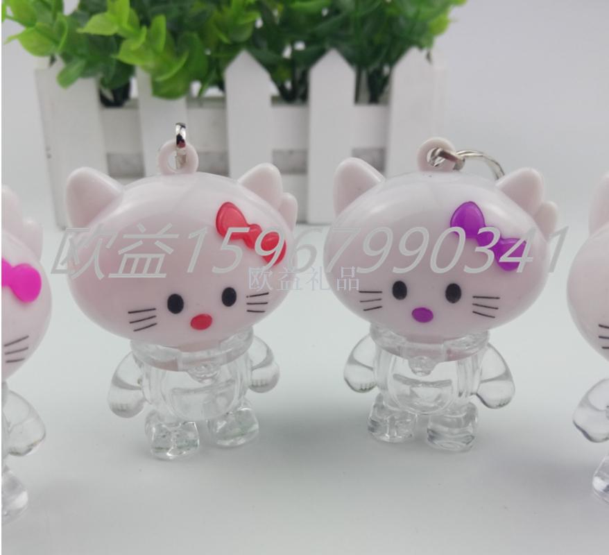 闪光LED萌萌猫挂件产品图