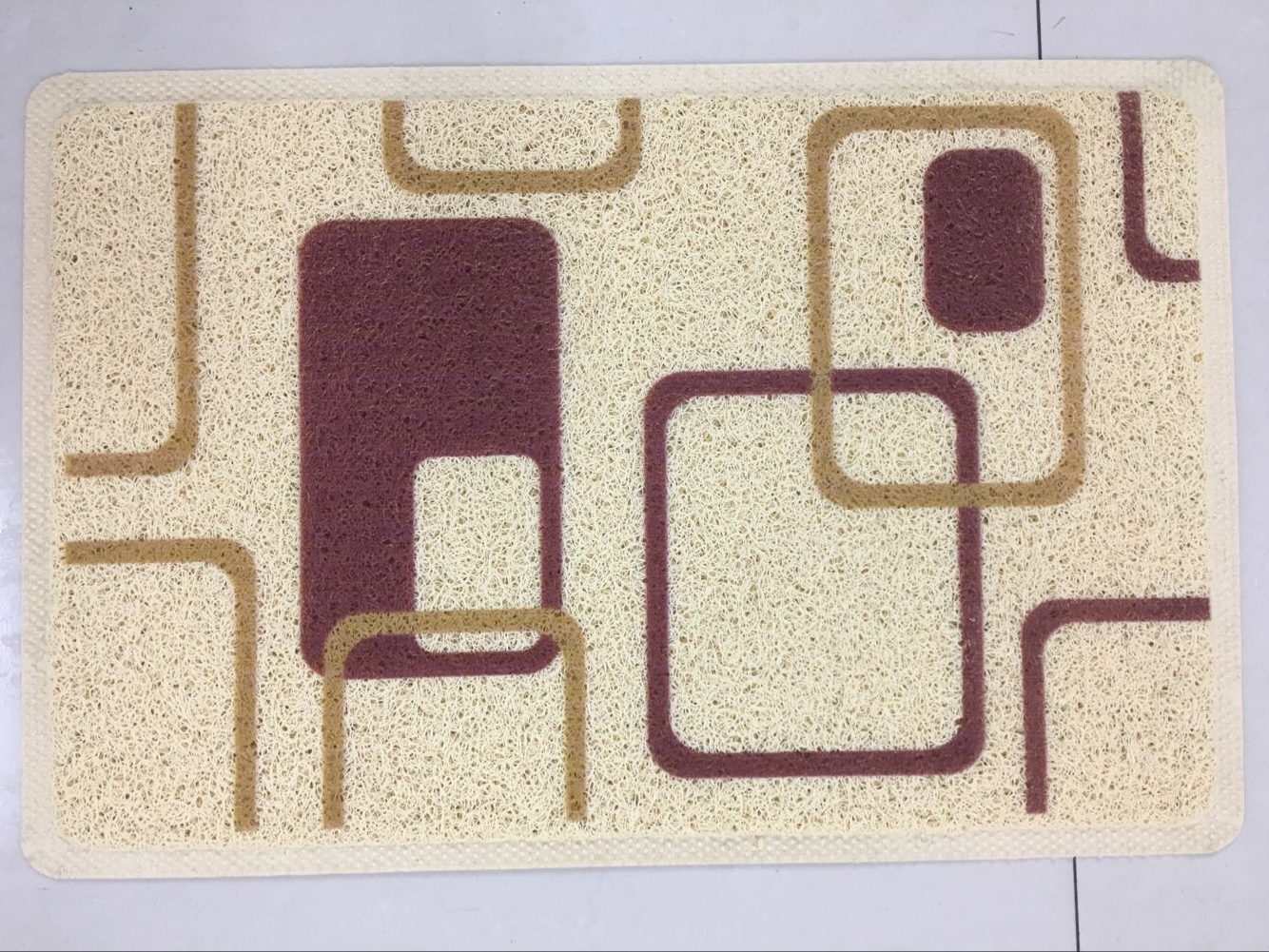 New best-selling thin brushed digital spray-painted Indy mat 3D spray-painted three-dimensional floor mat Cartoon floor mat PVC floor mat 38*58cm Item Picture
