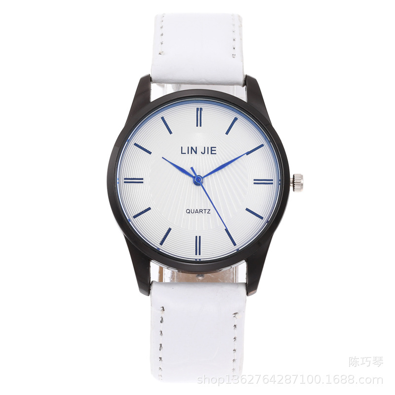 新款男士女士手表腕表皮表带学生表爆款潮流个性时尚经典简约手表产品图