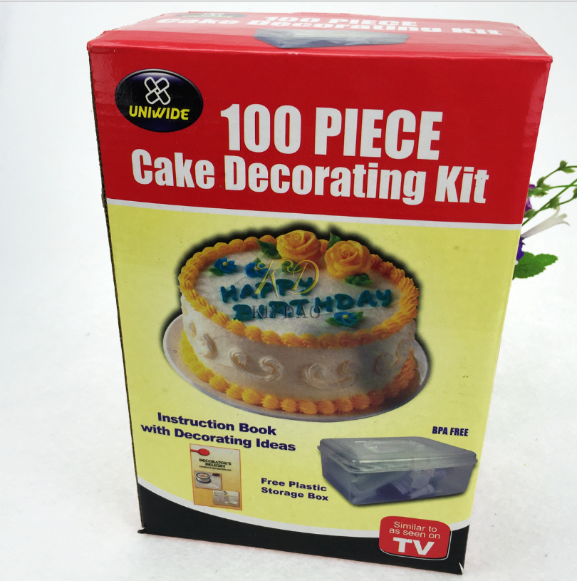 100 piece cake decorating kit. 100 piece cake decorating kit