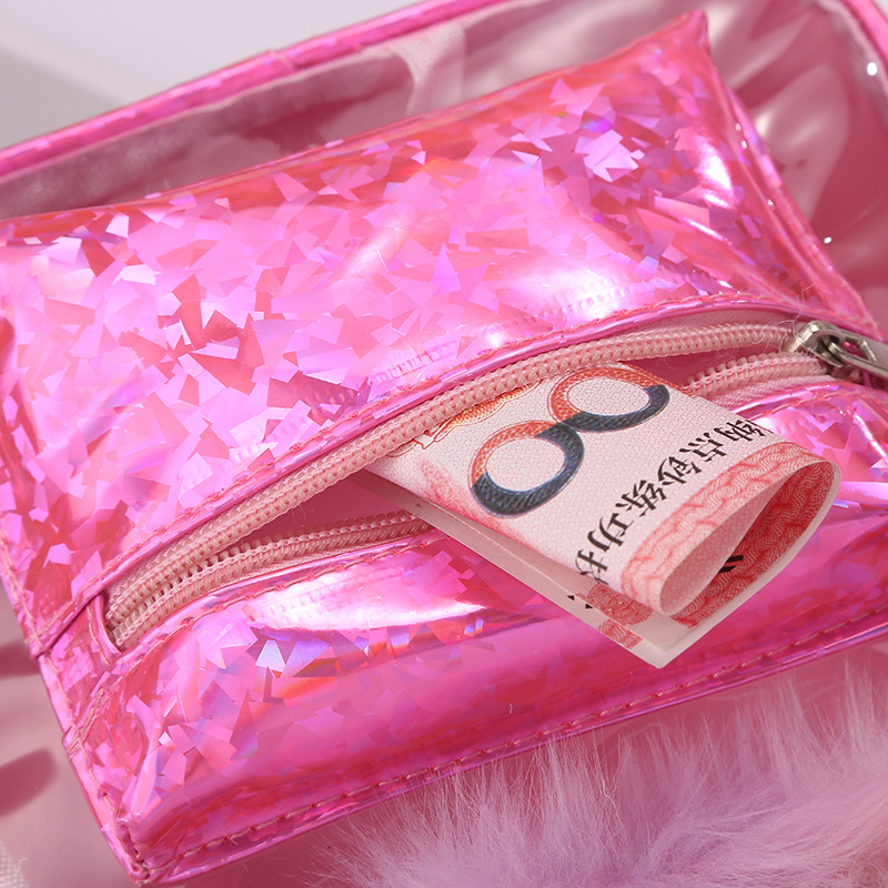 New unicorn small backpack for foreign trade, personalized laser colorful PU small backpack for girls and children, PVC women's bag Application Scenario