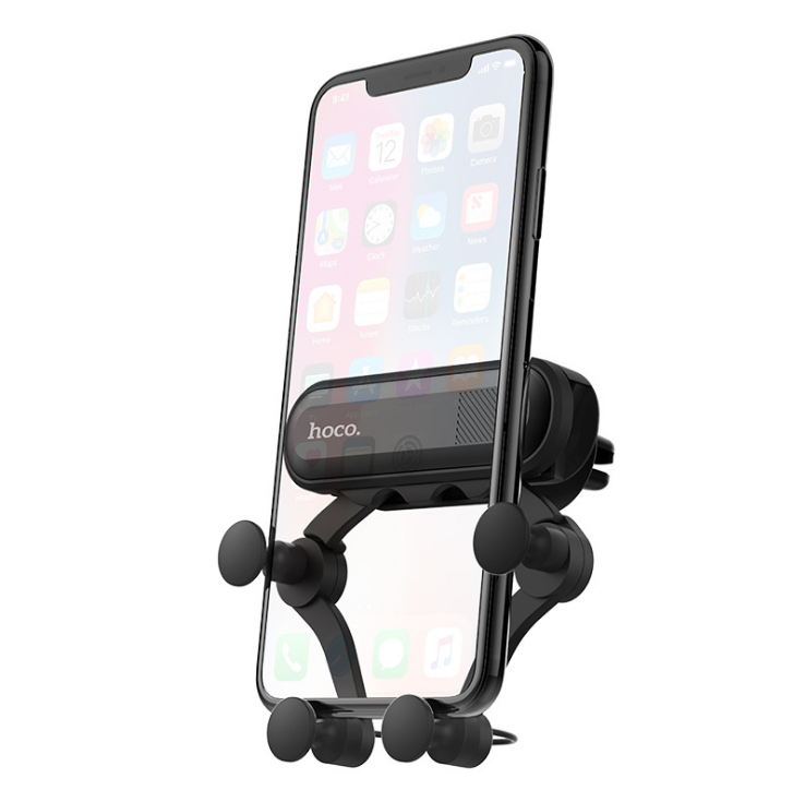 Creative mobile phone navigation mini stand for gravity shock absorption for automobile air outlet