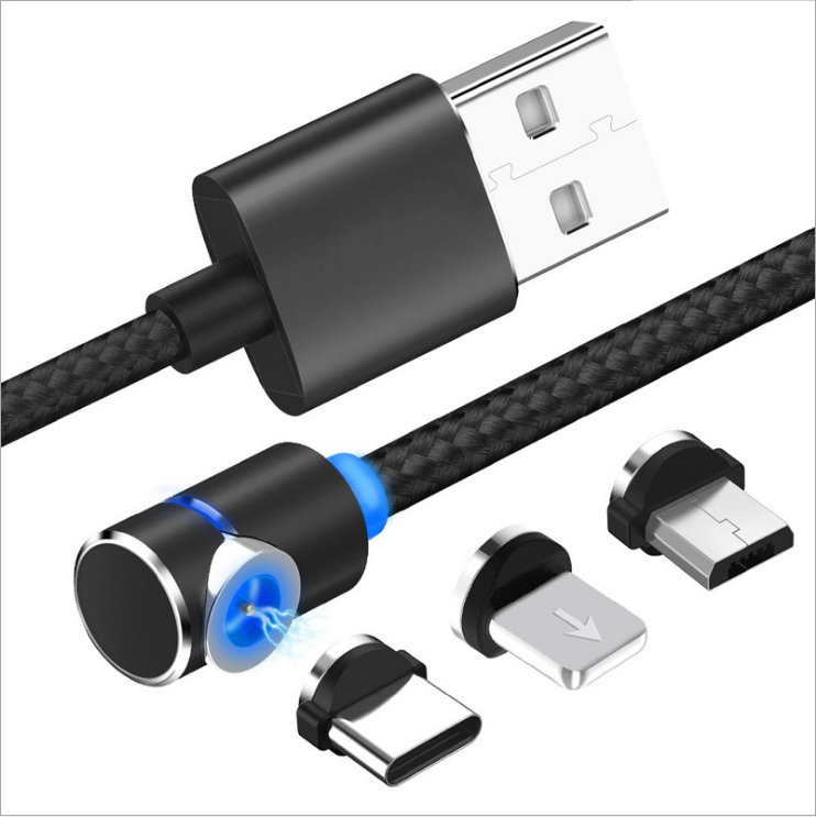 A 360-degree circular magnetic data cable of 1 meter is suitable for Android blind magnetic mobile phone charging cables details Picture
