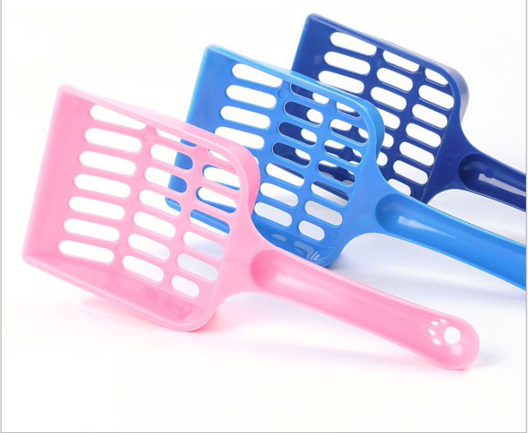 Durable pet litter scooper Poop scooper Pet cleaning supplies Plastic litter scooper