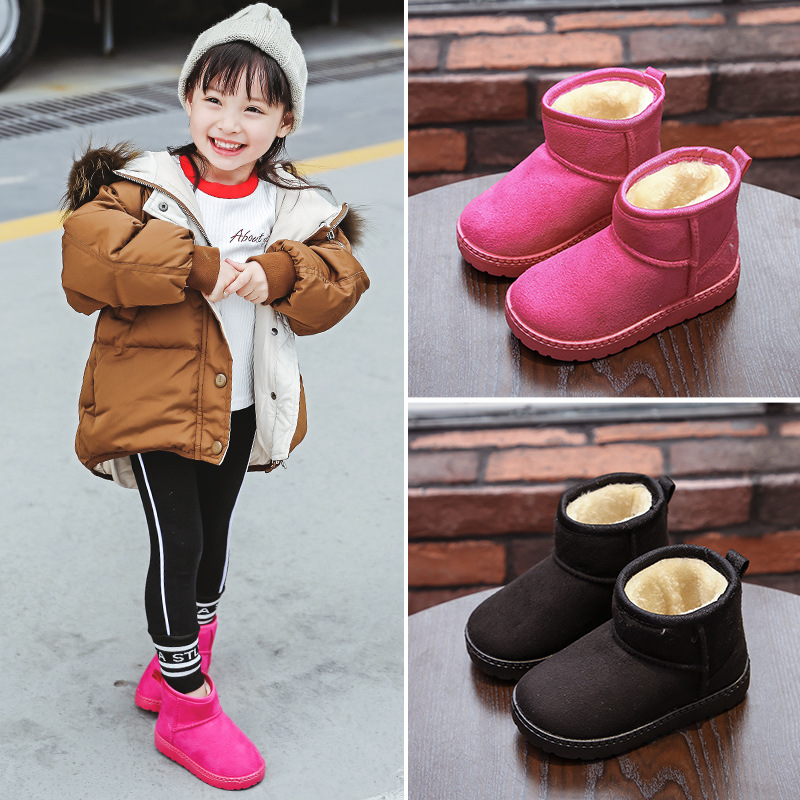 New warm uggs for children wholesale cotton shoes for boys and girls