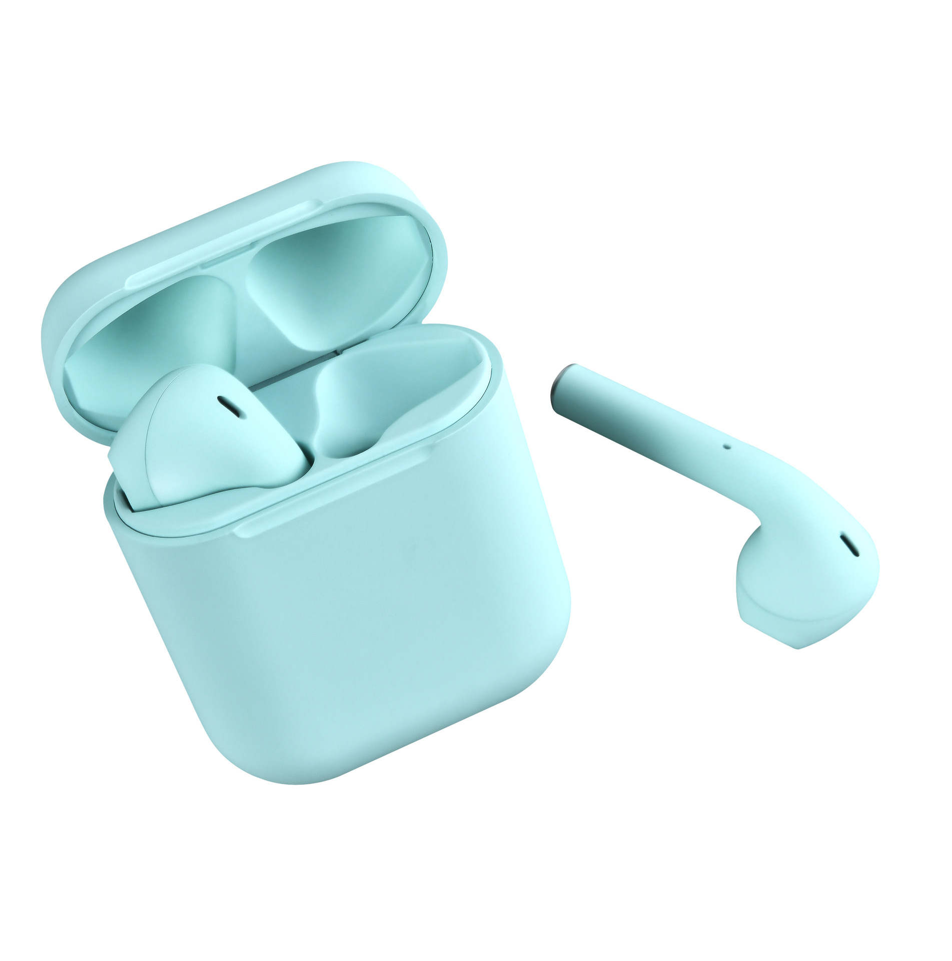 The Macaron Multi-Color inpods12 wireless Bluetooth headphones feature a fine matte texture, HIFI true three-dimensional motion pop-up window details Picture