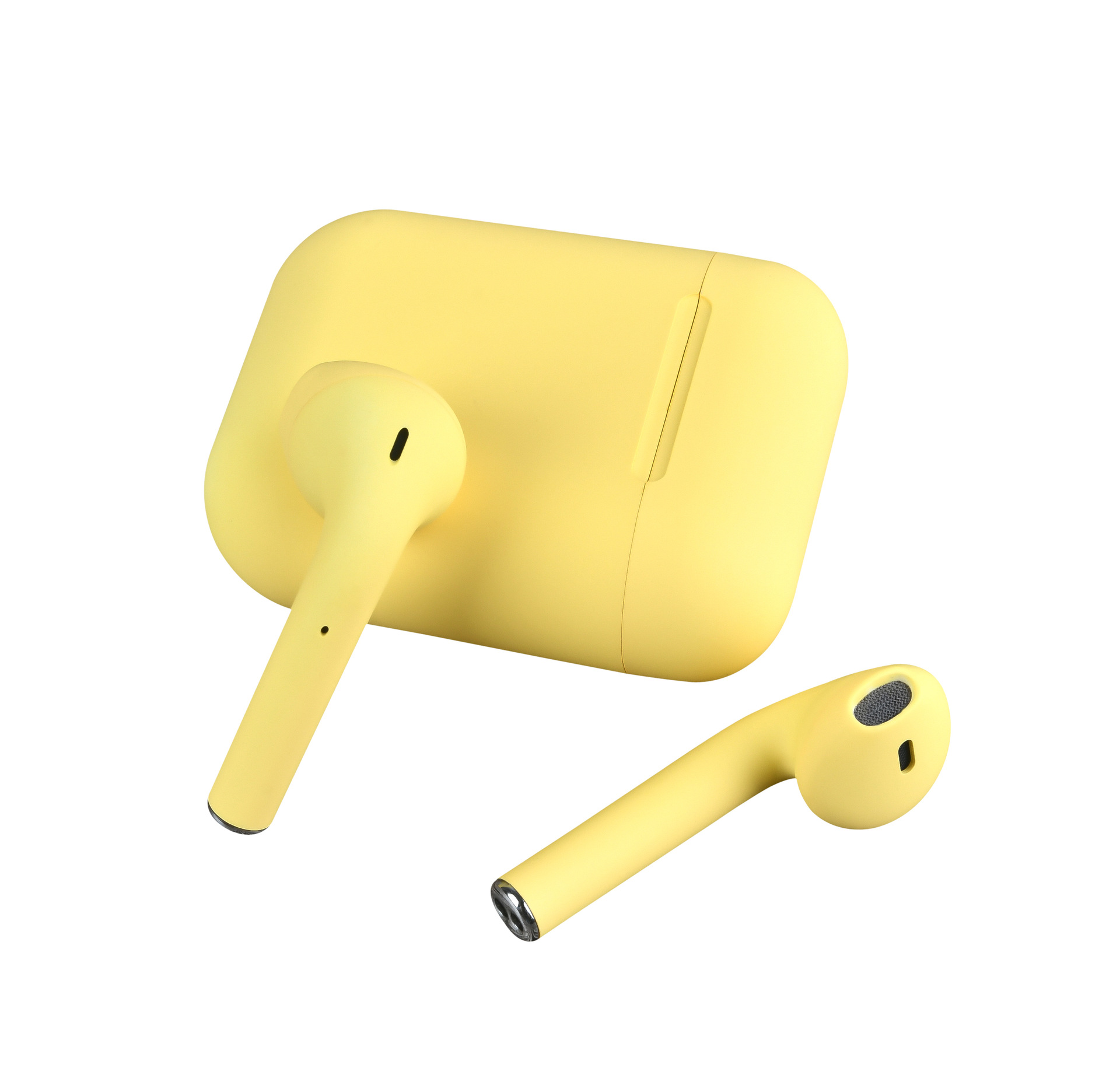 The Macaron Multi-Color inpods12 wireless Bluetooth headphones feature a fine matte texture, HIFI true three-dimensional motion pop-up window Application Scenario
