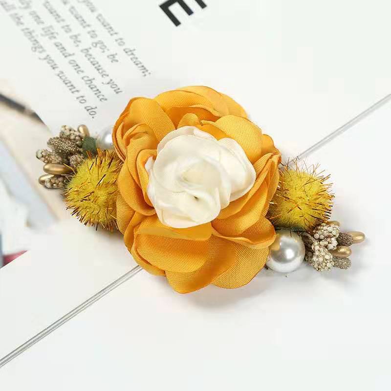 Factory Direct Sales Diy Clothing Accessories Shoes Flower Fabric Korean Corsage Children's Hair Accessories Handmade Flower Wholesale Application Scenario