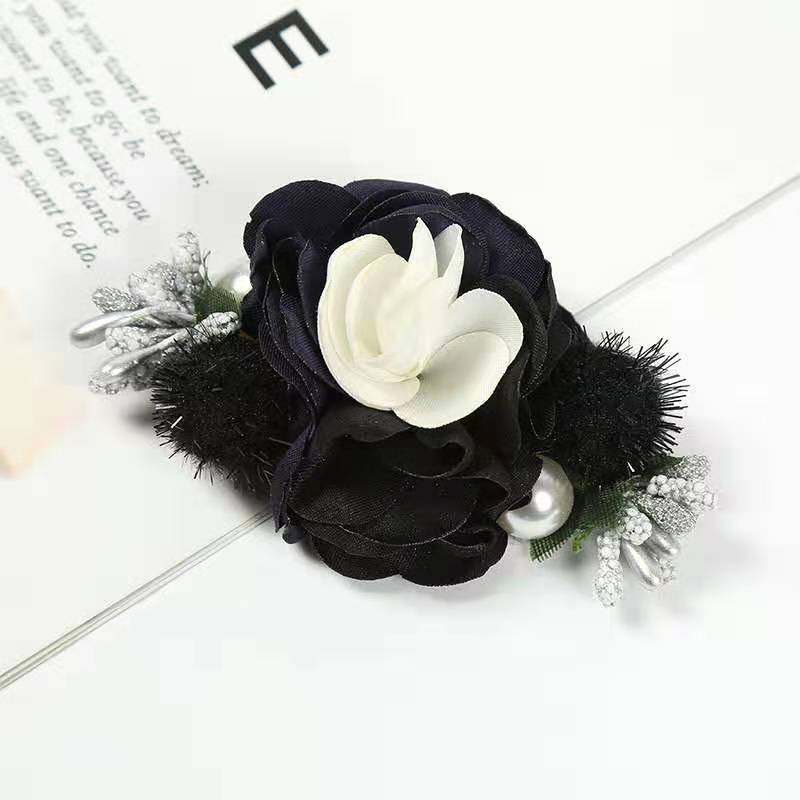 Factory Direct Sales Diy Clothing Accessories Shoes Flower Fabric Korean Corsage Children's Hair Accessories Handmade Flower Wholesale Specification drawing