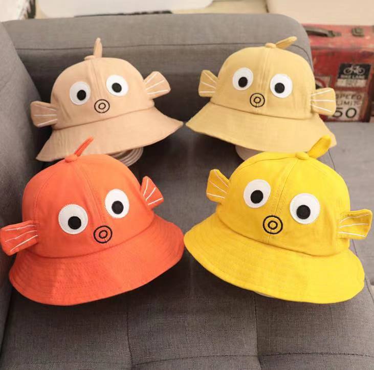Snow baby Fall Fisherman Hat for children basin hat for 1-4 years old
