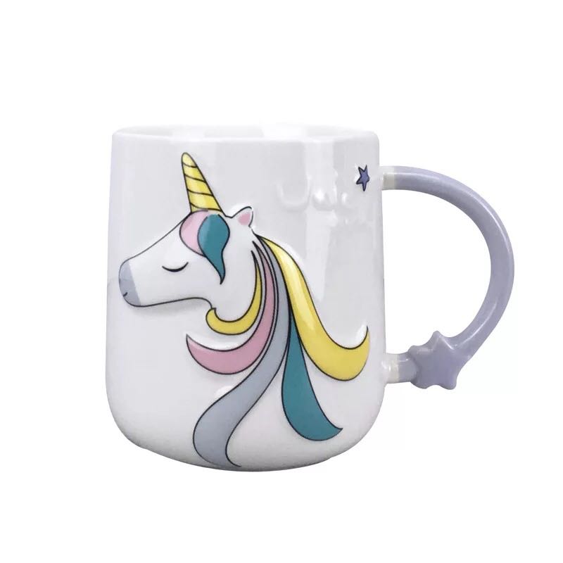 Unicorn coffee cup Ceramic colored mug
