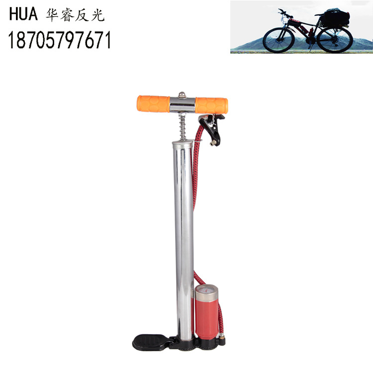 铁质手打气筒 打气泵 立式脚踏打气泵 玩具自行车摩托车电动车汽产品图