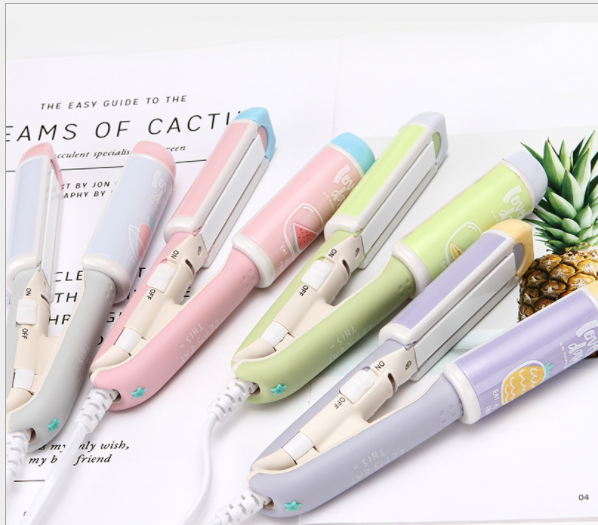 Mini hair straightener, curling iron for both straightening and curling, built-in air bangs curling iron, clipper for women