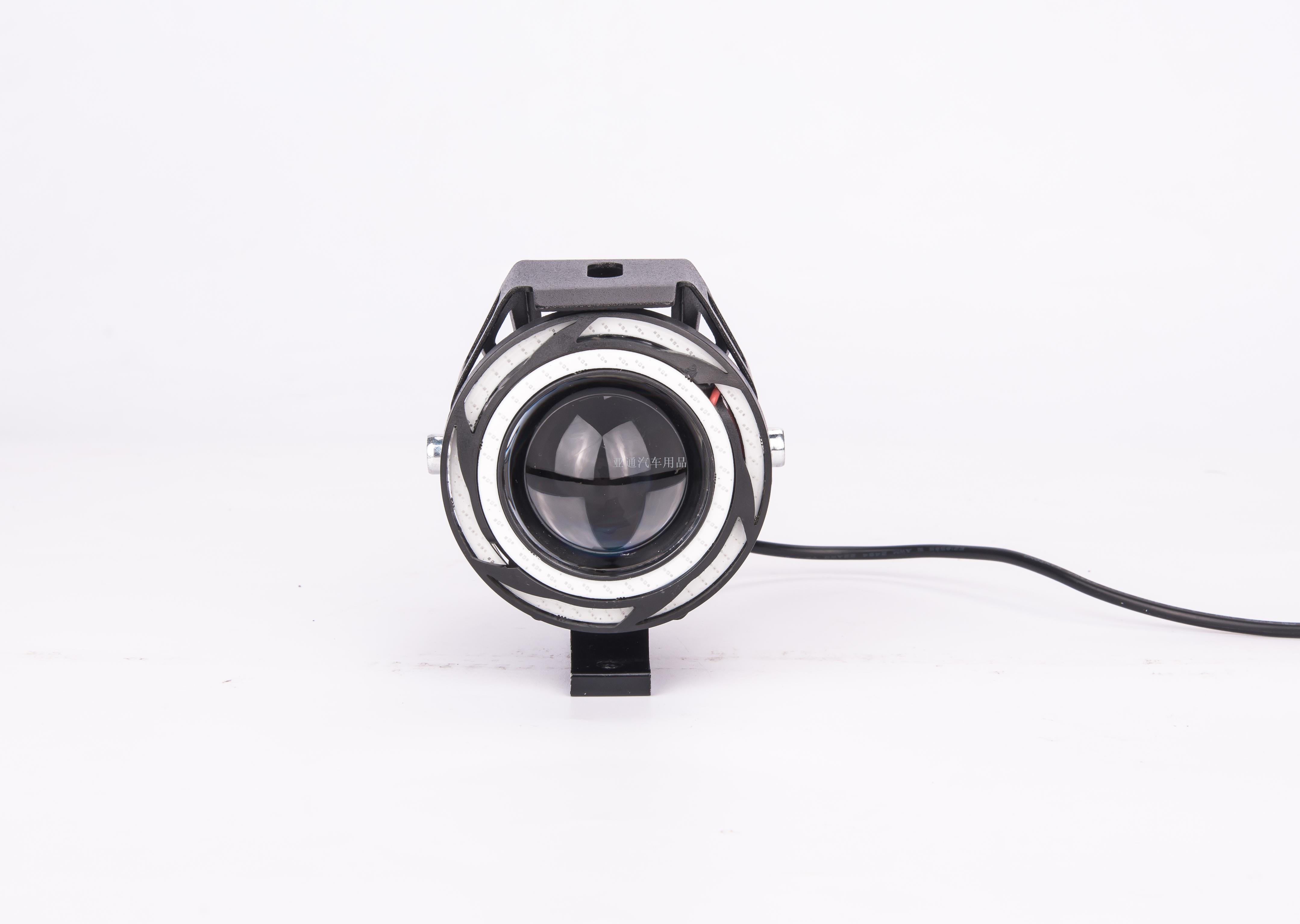 2021汽车用品批发优势摩托车彩色车灯变形金刚七彩10W。