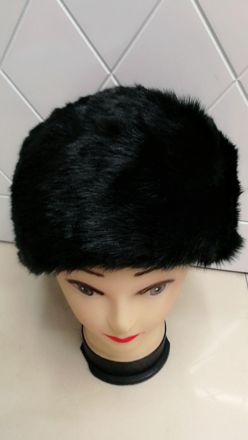 Imitation Rabbit Hair Warm Original Hat Specification drawing