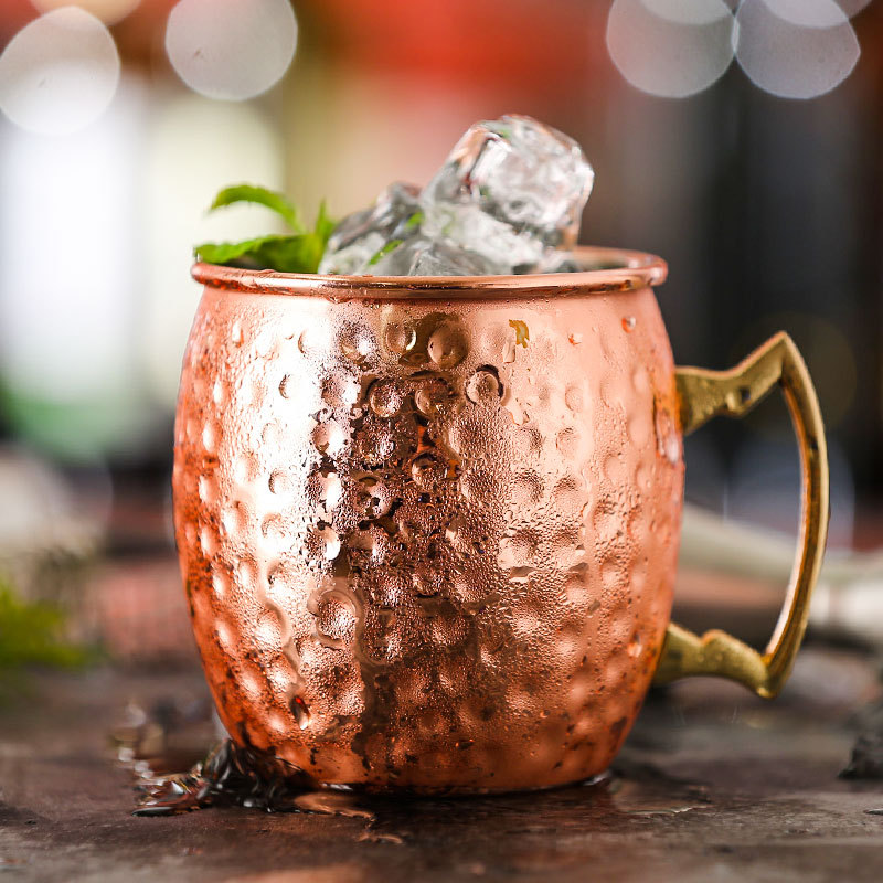 304 stainless steel drum-shaped cups, creative metal beer mugs, rose gold water cups, portable cups, copper cups, wholesale for export Application Scenario