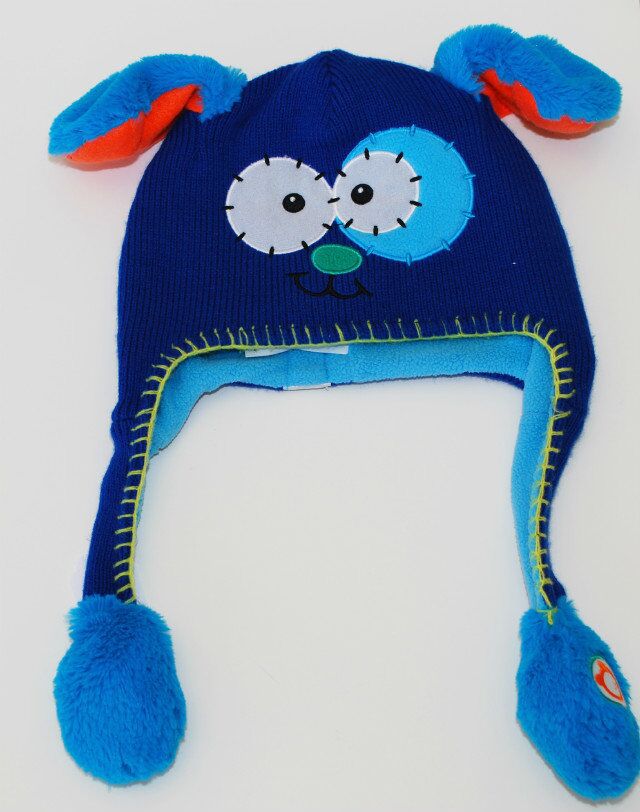 Children's airbag hat, warm and practical flipeez hat, inflatable hat, knitted airbag hat for balls Specification image