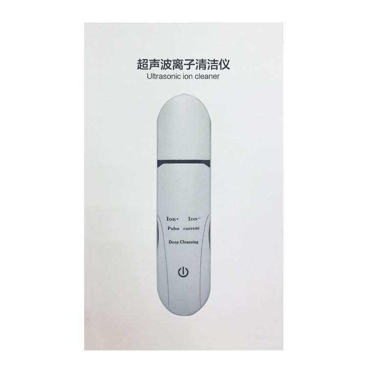 Ultrasonido beauty shovel instrument ion cara poro cleaner home removedor de blackhead importación exportación shovel machine details Picture