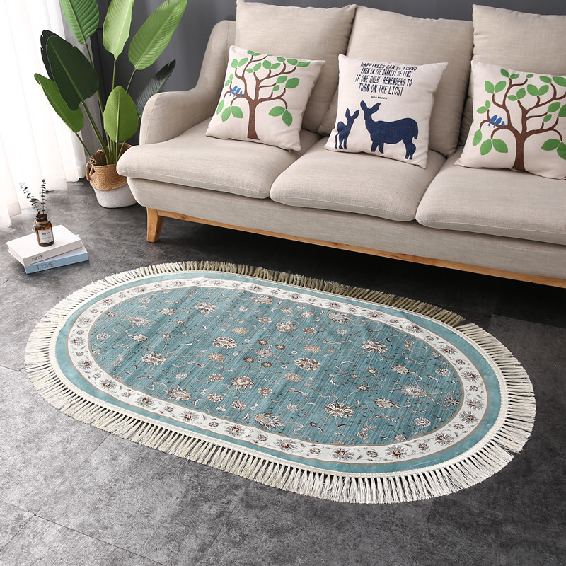 Turkey Fringe Carpet Foreign Trade Home Carpet 80X160 Cross-Border Carpet Tassel Carpet