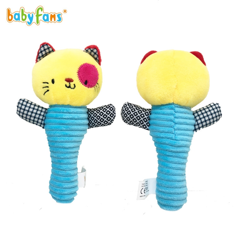 Babyfans Baby Puzzle Plush Toy Hand Stick Bb Soother Toy Specification drawing