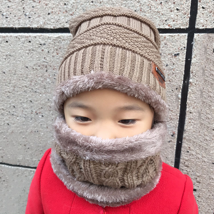 2019 autumn and winter new Korean version of children's caps for men and women general knitting warm woolen caps wholesale Application Scenario