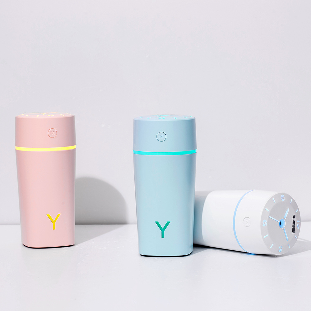 新品创意时间加湿器车载家用办公迷你加湿器厂家手表钟表礼品定制