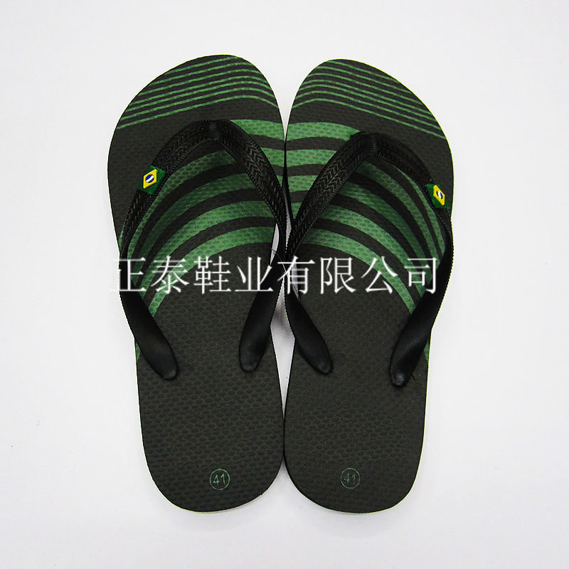 Customized flip-flops for men, summer fashion outerwear, Korean-style flip-flops for the beach, produced by a manufacturer