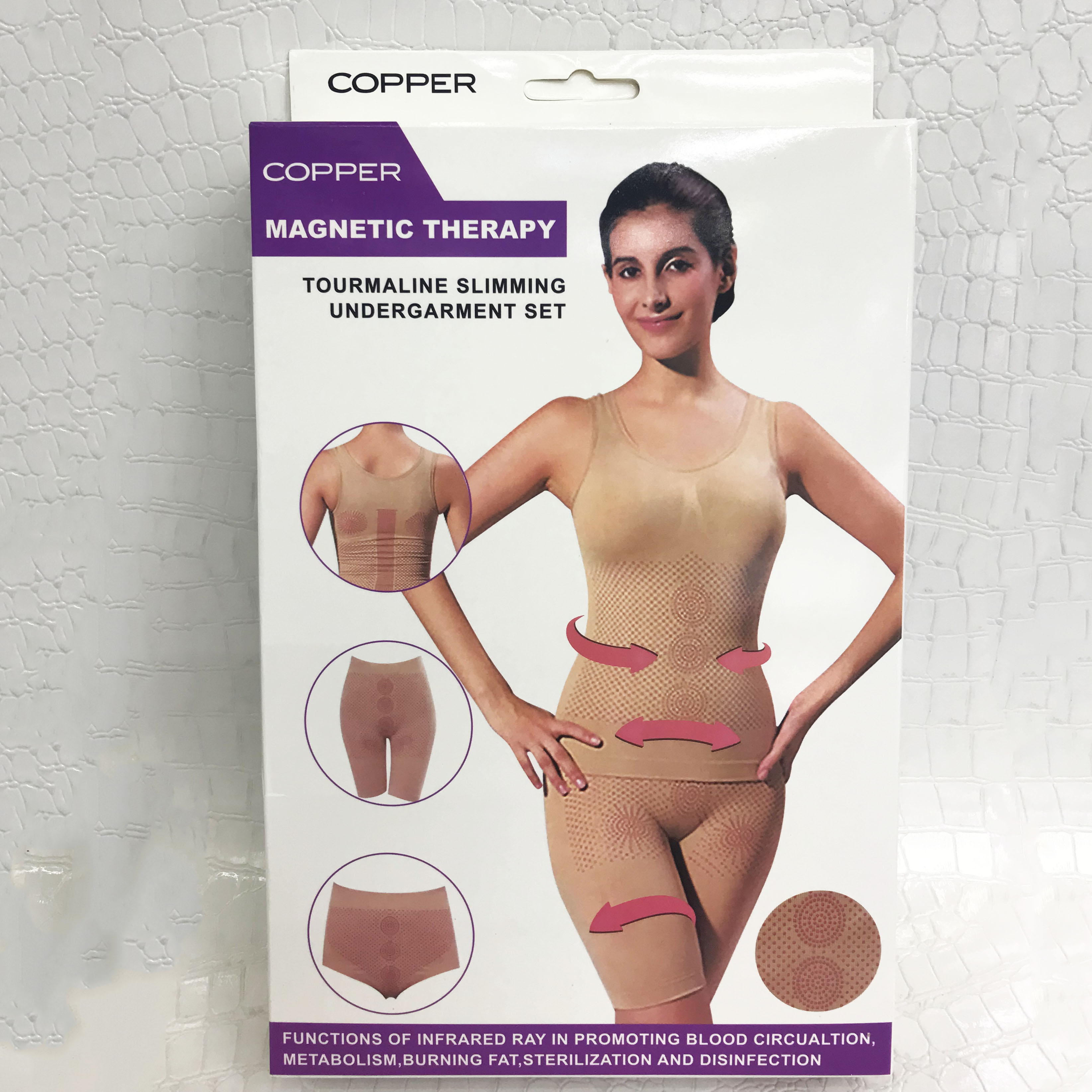 Body Shapewear waist waist waist jumpsuit non-trace far infrared adhesive anion corset