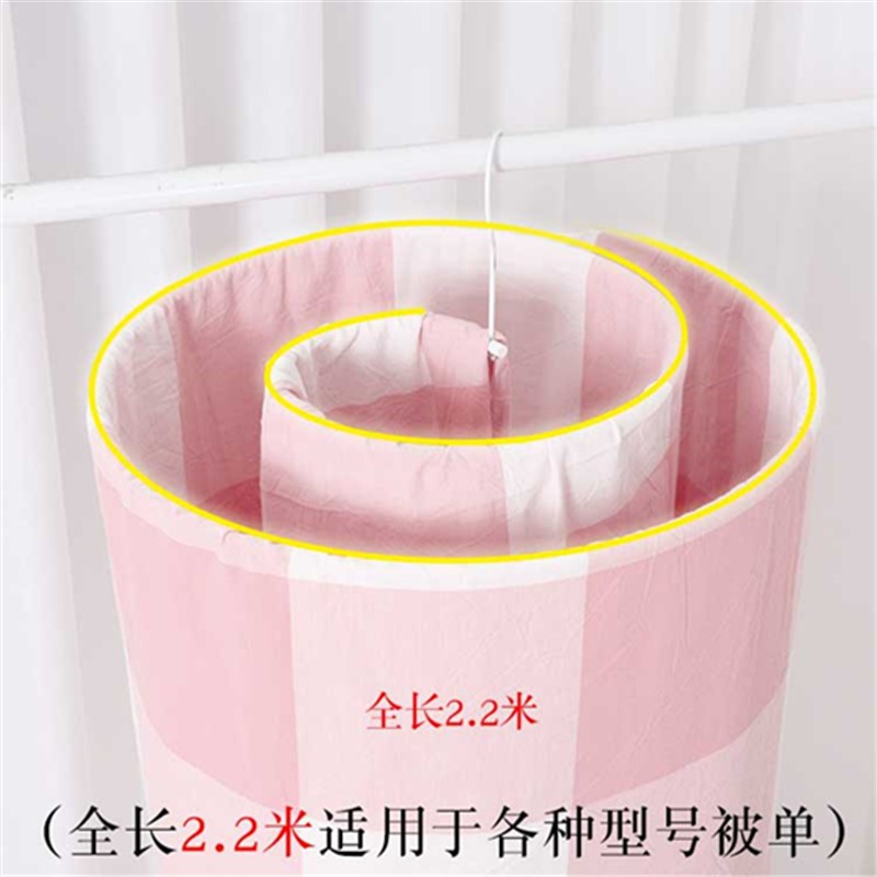 晒被单神器抖音爆款螺旋衣架晒被子被单神器圆形晾衣架阳台室内产品图