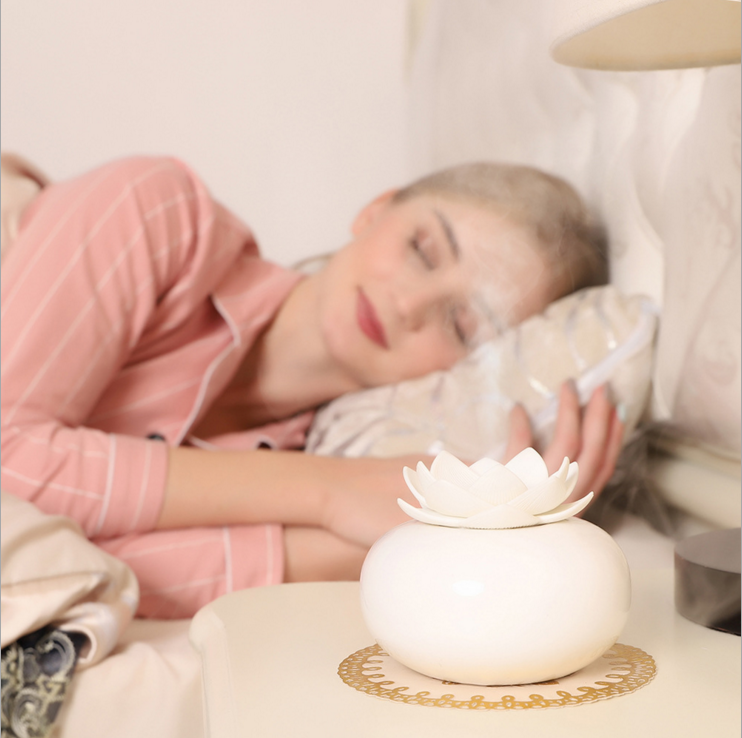 Lotus Mini humidifier USB Lotus home creative ceramic diffuser humidifier